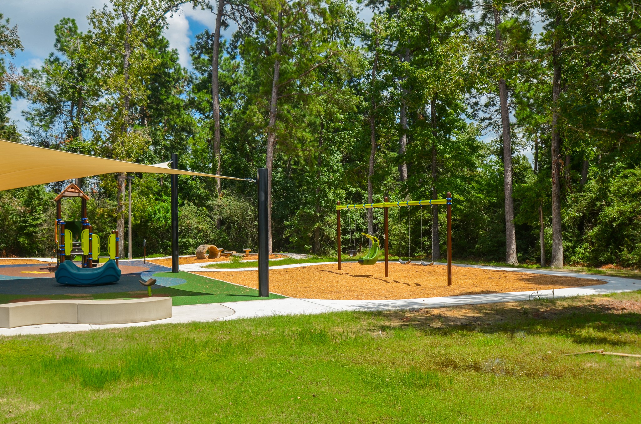 6210 Pinewood Heights Drive Spring, TX 77389 - Photo 10 of 13 a view of a yard with a slide