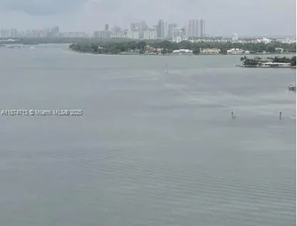 a view of lake and city