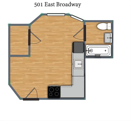 $1,950 | 501 East Broadway, Unit 8, Boston, MA 02127