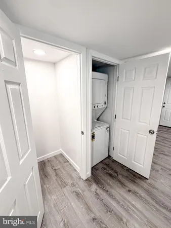 a kitchen with a stove and a microwave