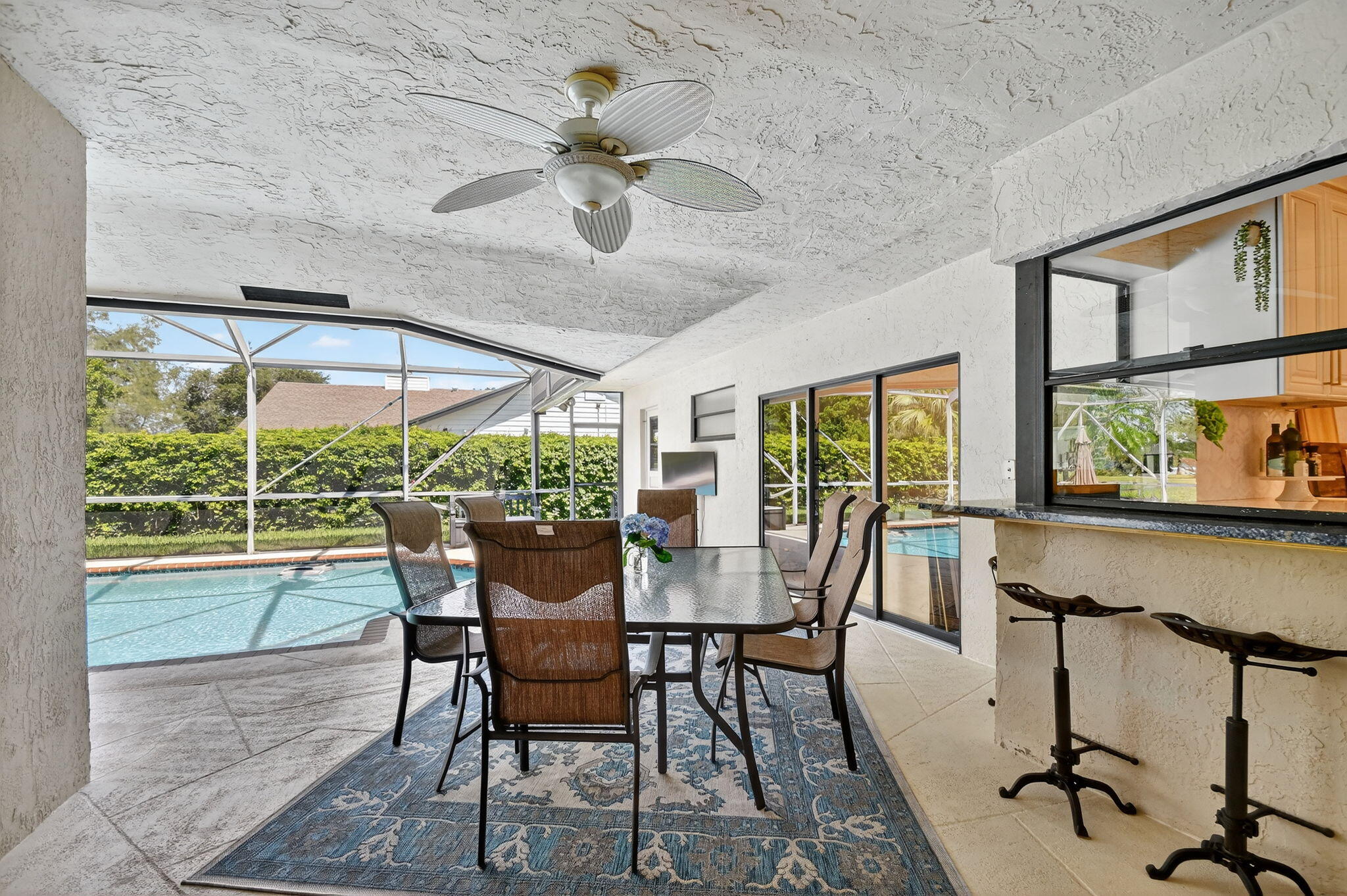 4270 Fox Trace Road Boynton Beach, FL 33436 - Photo 31 of 46 a view of a dining room with furniture window and outside view