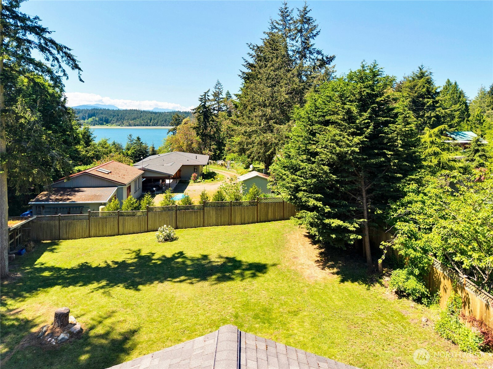 196 Nolton Road Nordland, WA 98358 - Photo 30 of 39 a view of an ocean from a balcony