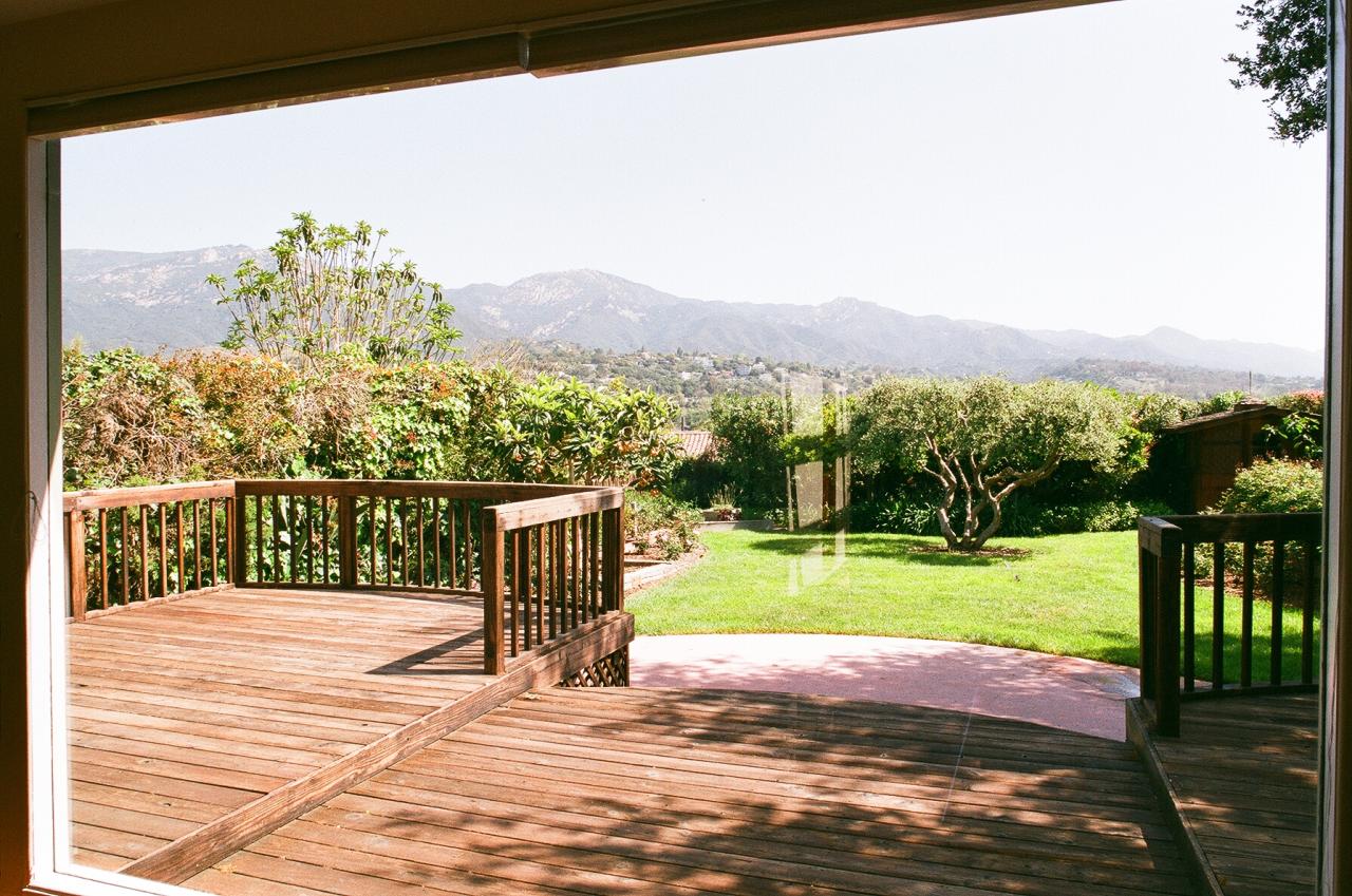 3046 Serena Road Santa Barbara, CA 93105 - Photo 3 of 5 VIEW FROM LIVING ROOM