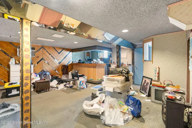 a room with gym equipment