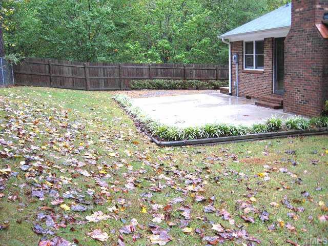 3200 Sparger Road Durham, NC 27705 - Photo 10 of 10 Spacious fenced back yard with large patio