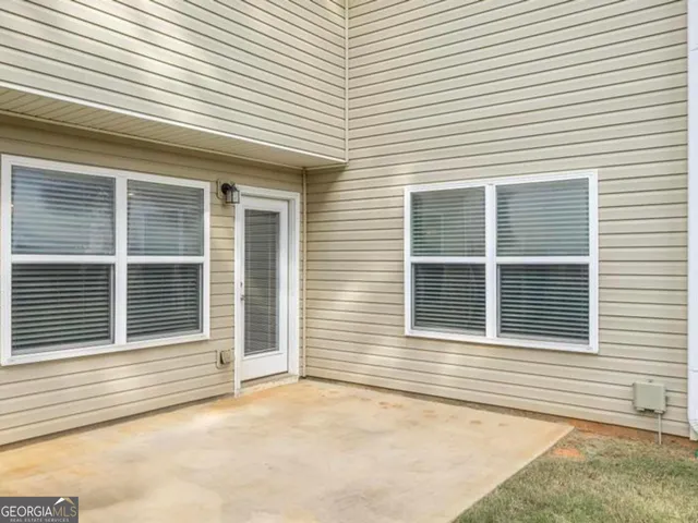 a view of a house and a window