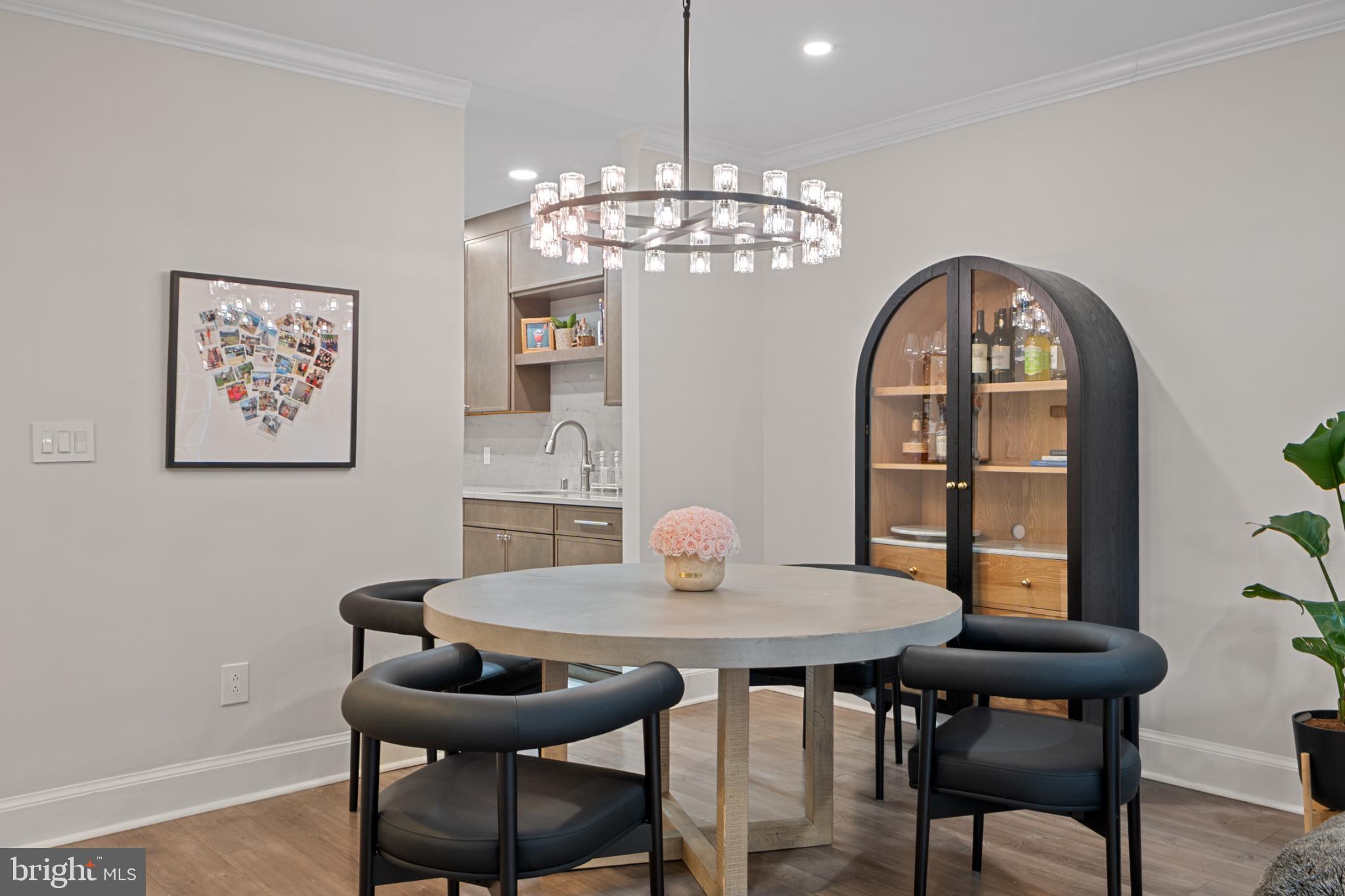 4311 Massachusetts Avenue Northwest Washington, DC 20016 - Photo 25 of 30 Modern dining space with stylish accents.