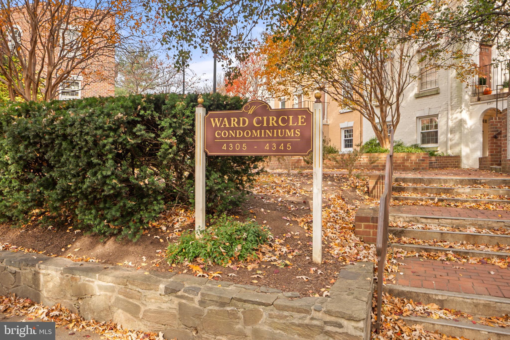 4311 Massachusetts Avenue Northwest Washington, DC 20016 - Photo 28 of 30 Charming Ward Circle Condominiums Entrance