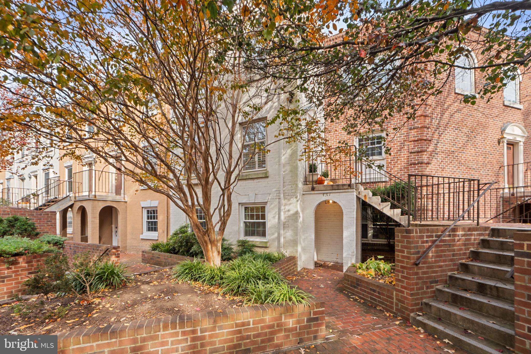 4311 Massachusetts Avenue Northwest Washington, DC 20016 - Photo 7 of 30 Charming townhomes with autumn hues.