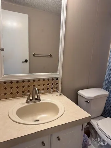 a bathroom with a sink and a toilet