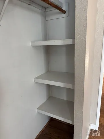 a view of a room with shelf