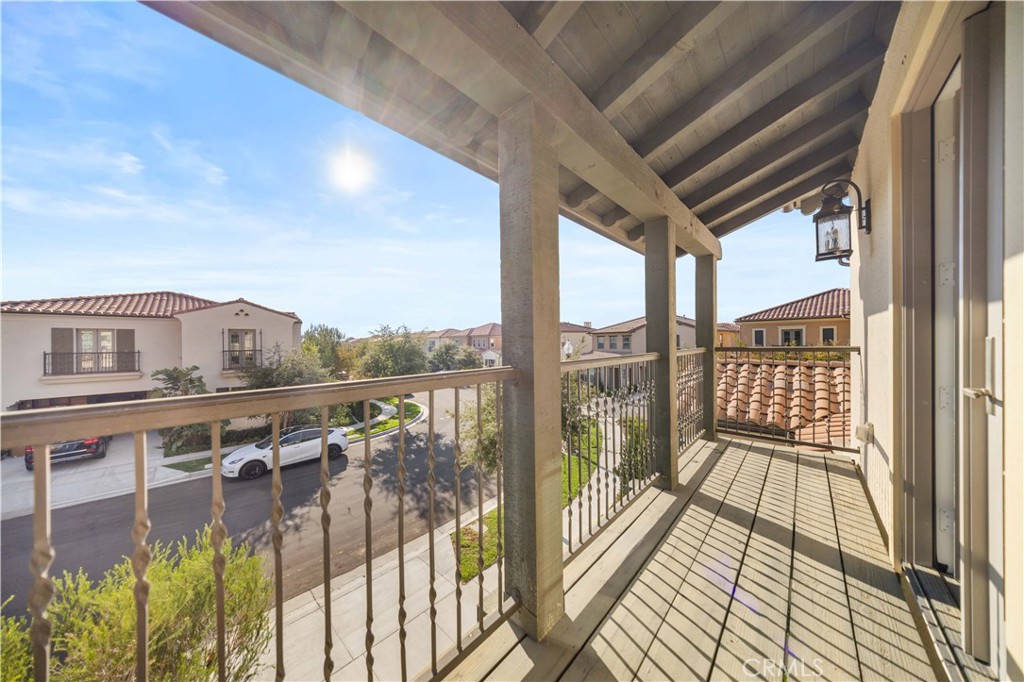 111 Lovelace Irvine, CA 92620 - Photo 33 of 55 a view of a balcony with wooden floor