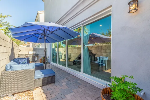 a patio view with patio