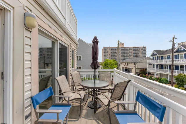 a view of a outdoor seating area