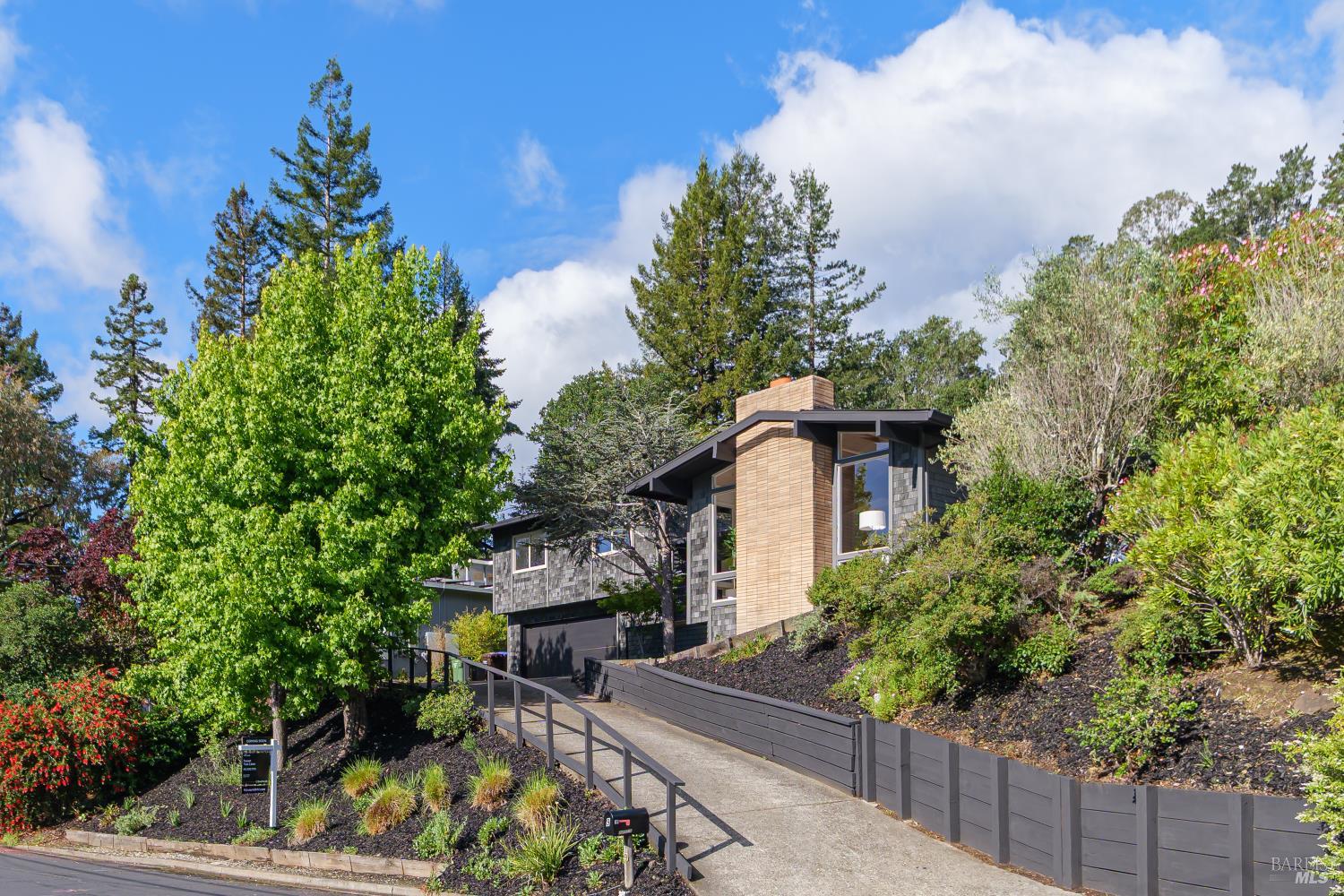 9 Underhill Road Mill Valley, CA 94941 - Photo 1 of 1 a backyard of a house with lots of green space