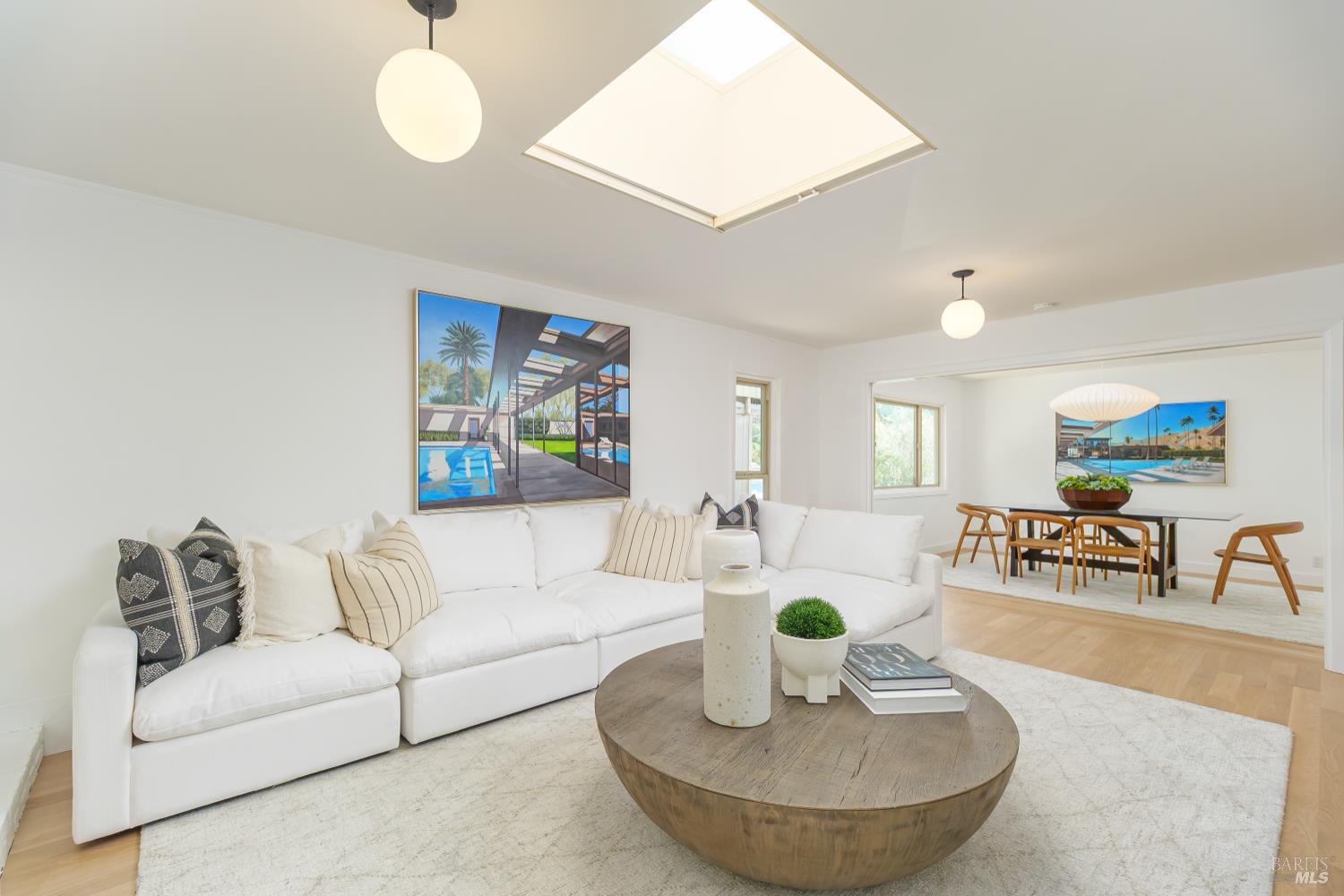 9 Underhill Road Mill Valley, CA 94941 - Photo 13 of 27 a living room with furniture and a table