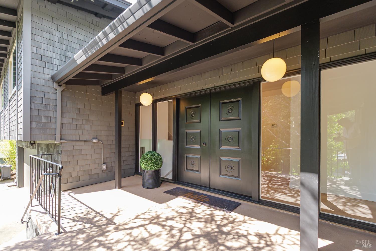 9 Underhill Road Mill Valley, CA 94941 - Photo 4 of 27 a view of a entryway door front of house
