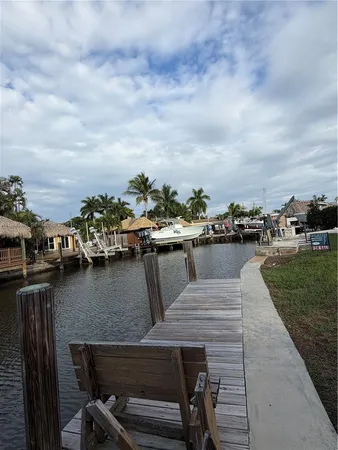 a view of a lake from a balcony
