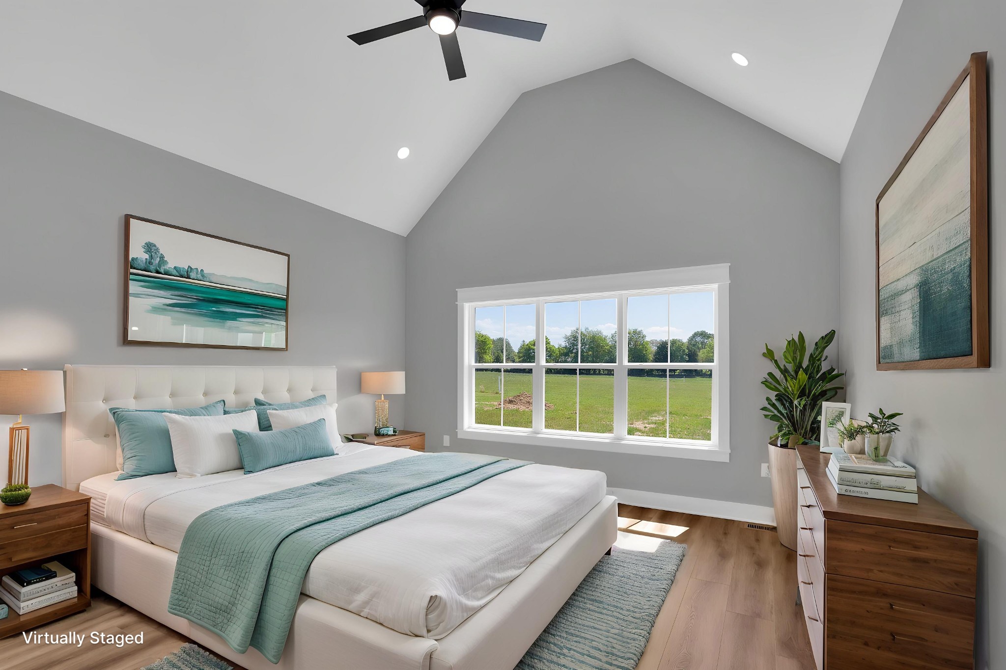 8246 Aedc Road Estill Springs, TN 37330 - Photo 27 of 55 a bedroom with a large bed and a window