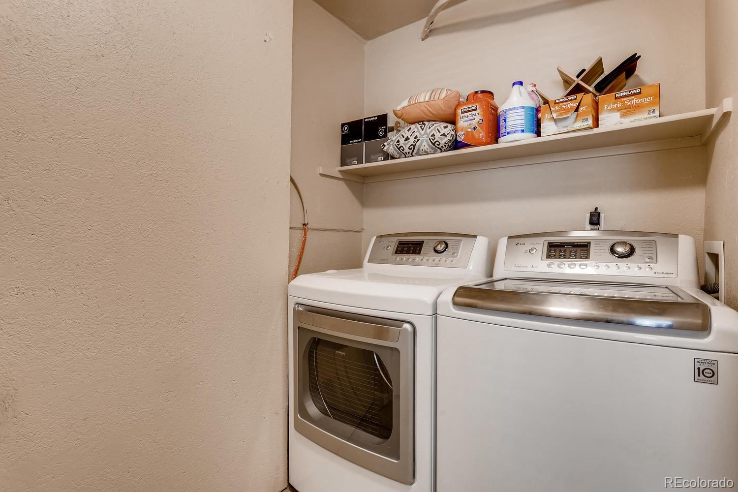 9520 Halstead Lane Lone Tree, CO 80124 - Photo 15 of 20 a utility room with dryer and washer