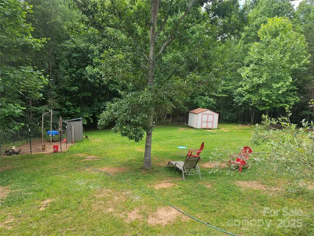 a childrens park with lots of swings and slides