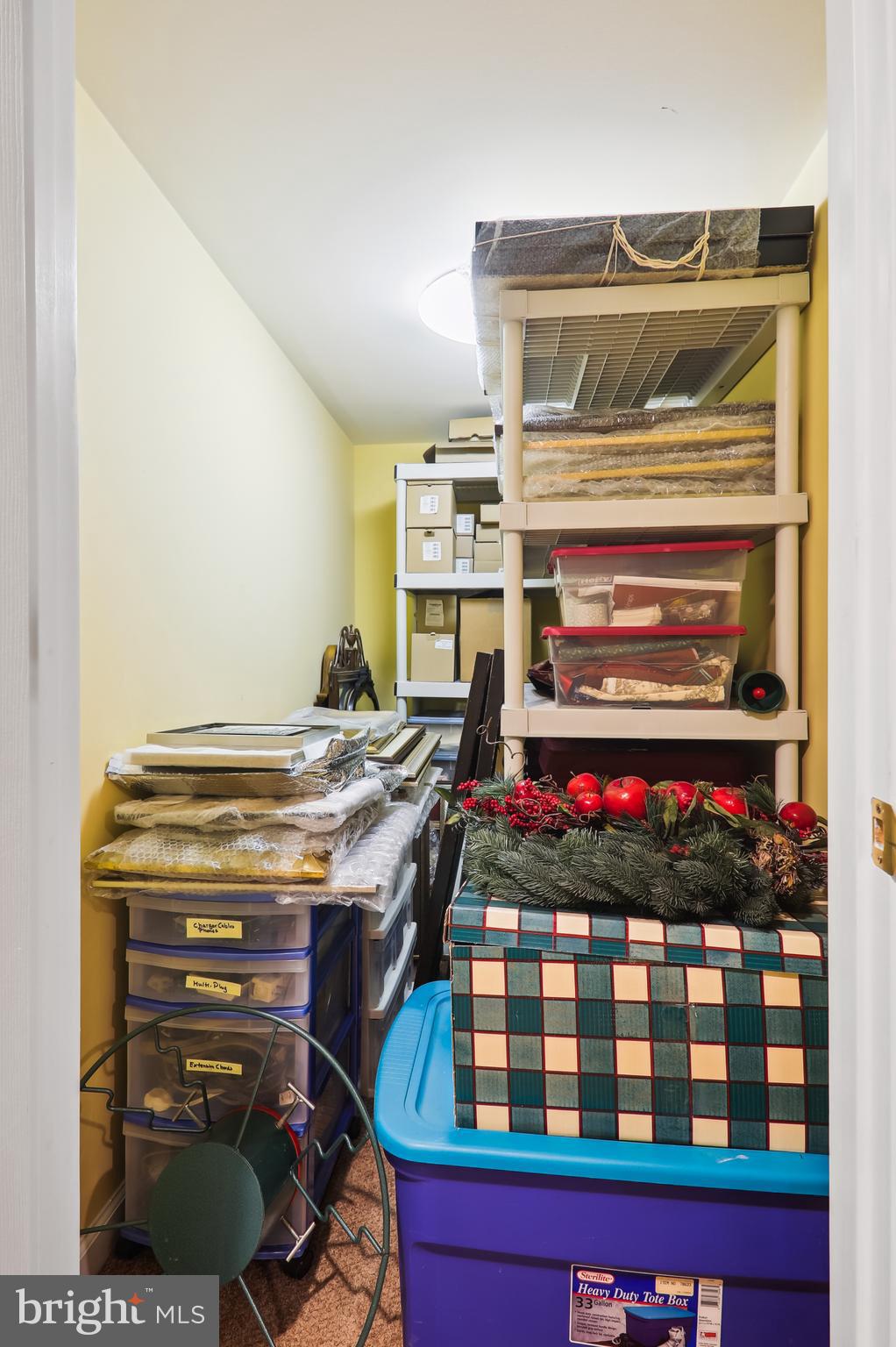 8001 Boulder Ridge Way Gaithersburg, MD 20882 - Photo 69 of 89 Large closet under the stairs on the lower level