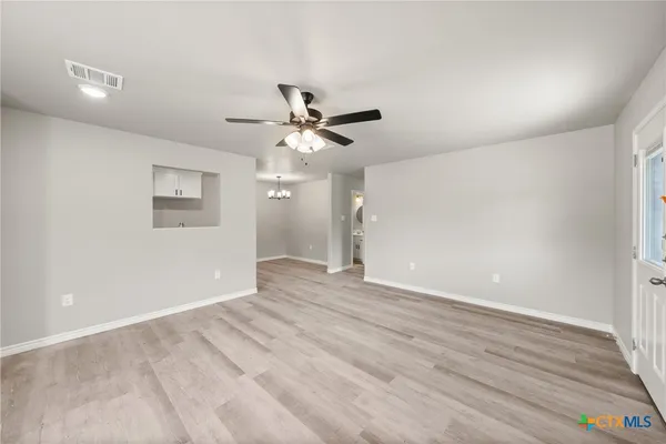 wooden floor in an empty room