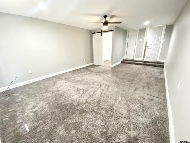 a view of an empty room