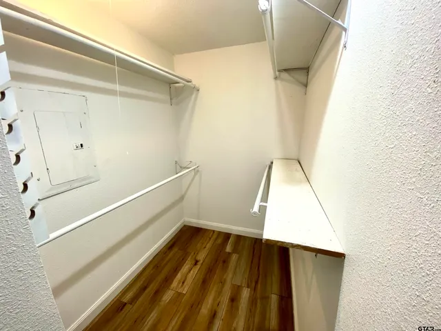 a view of walk in closet