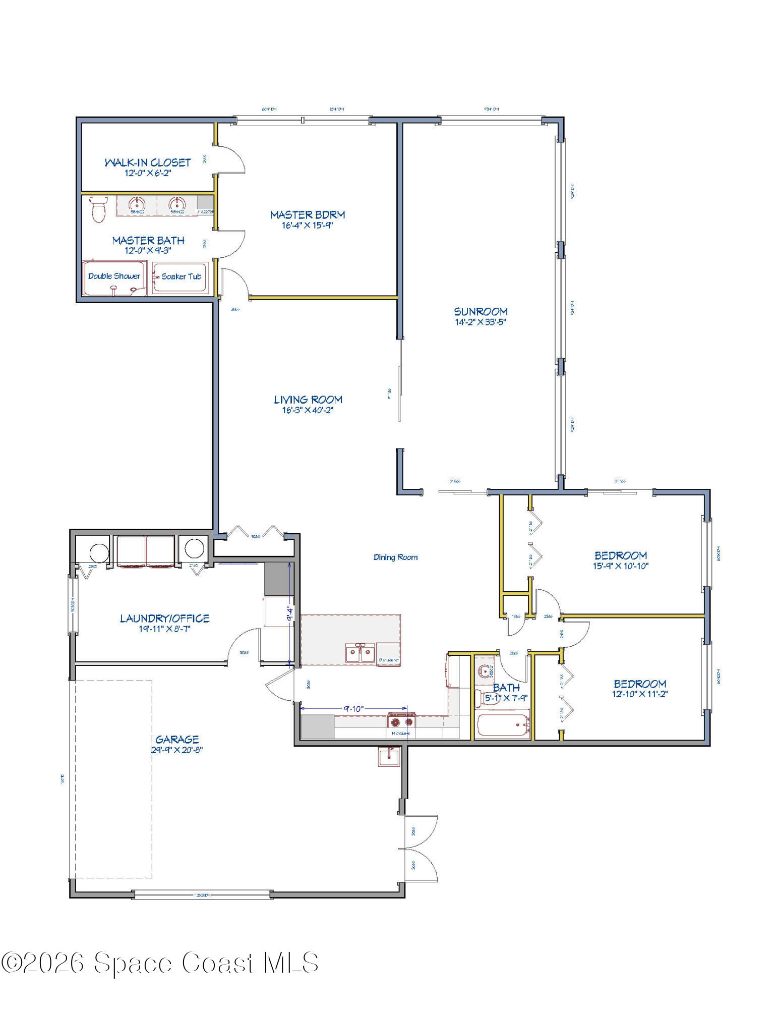 1224 Samar Road Cocoa Beach, FL 32931 - Photo 56 of 56 1224 Samar - Complete Floor Plan 2026