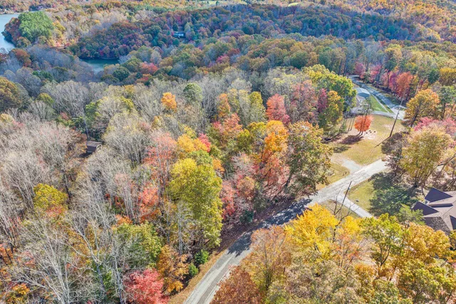 a view of lake from a house