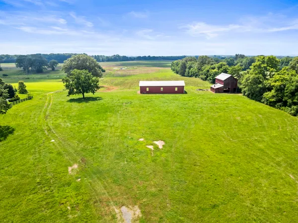 a view of a lake with a beach