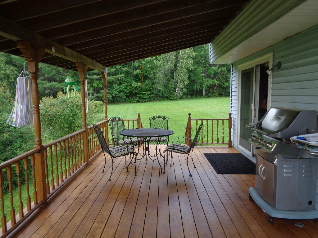 135 Burrill Hill Road Norridgewock, ME 04957 - Photo 24 of 32 Large, covered deck with scenic views.