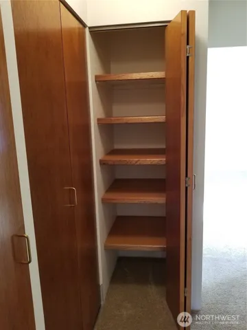 a view of walk in closet