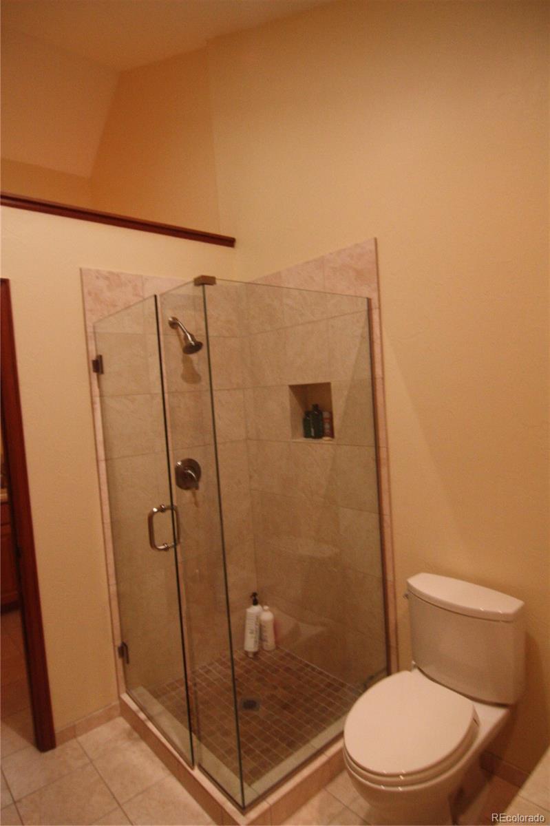 8435 Sweet Water Road Lone Tree, CO 80124 - Photo 18 of 24 a bathroom with a toilet and a shower