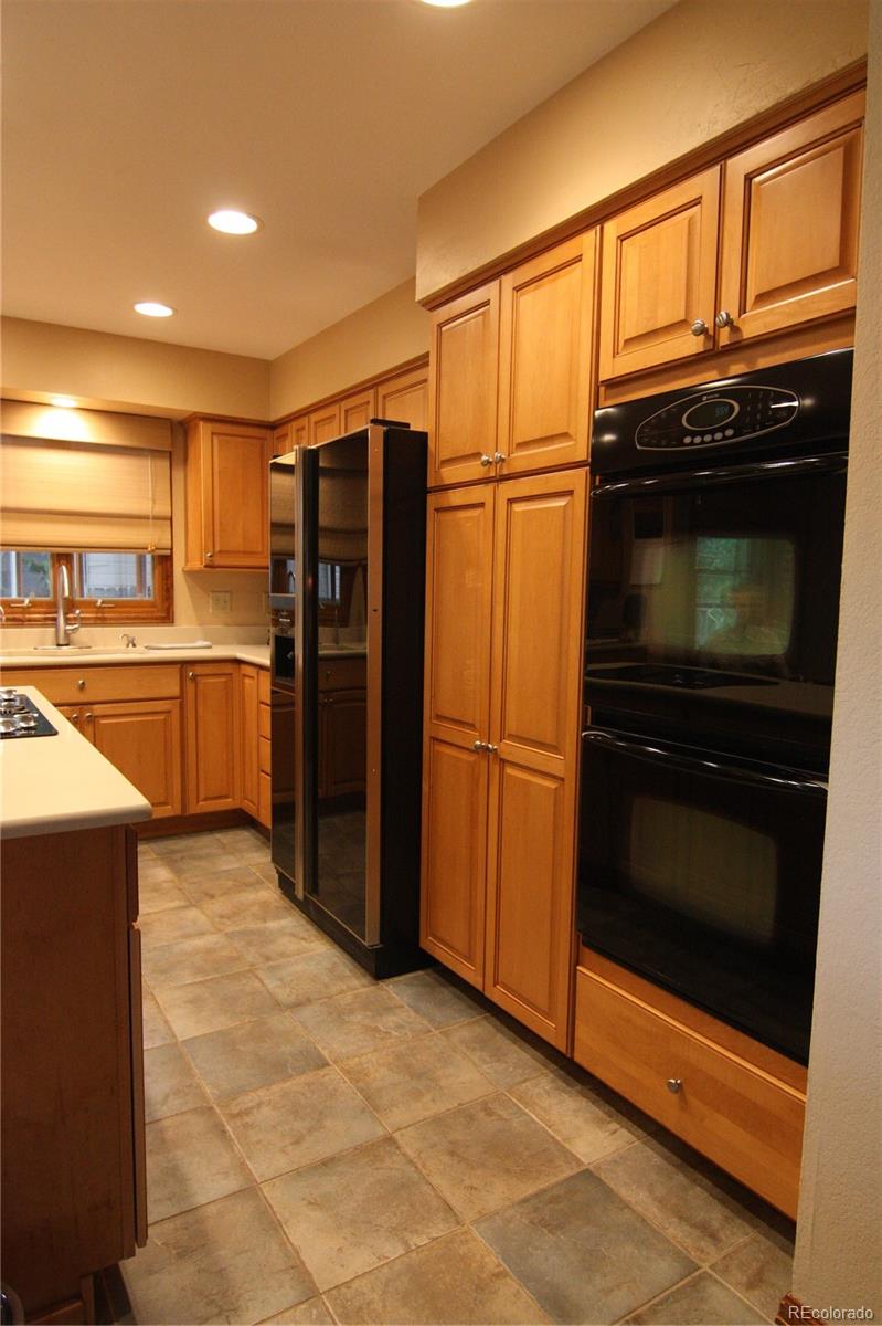 8435 Sweet Water Road Lone Tree, CO 80124 - Photo 4 of 24 a kitchen with stainless steel appliances granite countertop a refrigerator and a stove