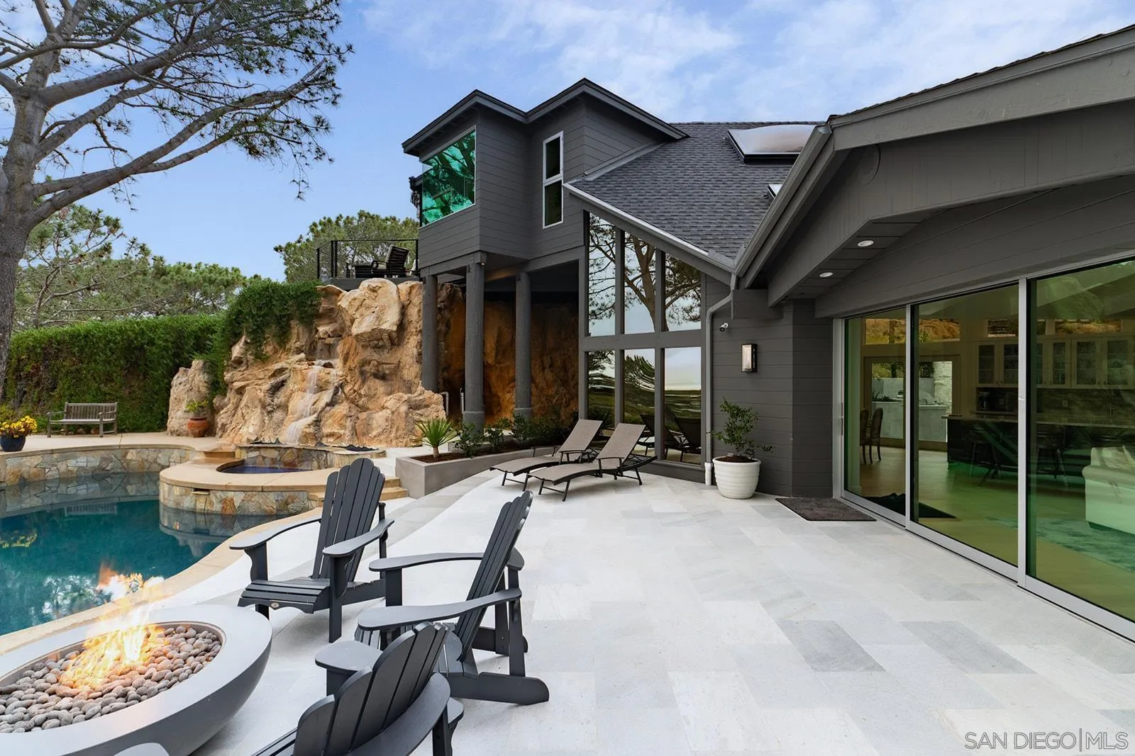 390 Hidden Pines Road Del Mar, CA 92014 - Photo 10 of 46 a view of house with swimming pool and outdoor seating