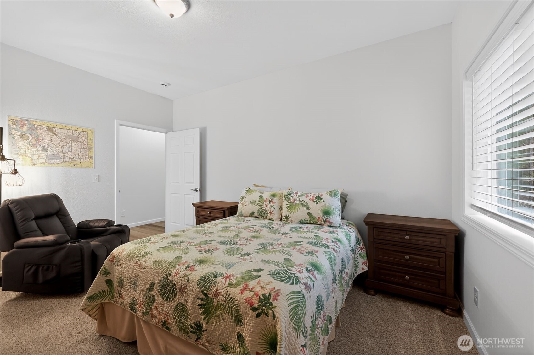 148 East Fox Run Lane Grapeview, WA 98546 - Photo 23 of 32 a bedroom with a bed and a closet