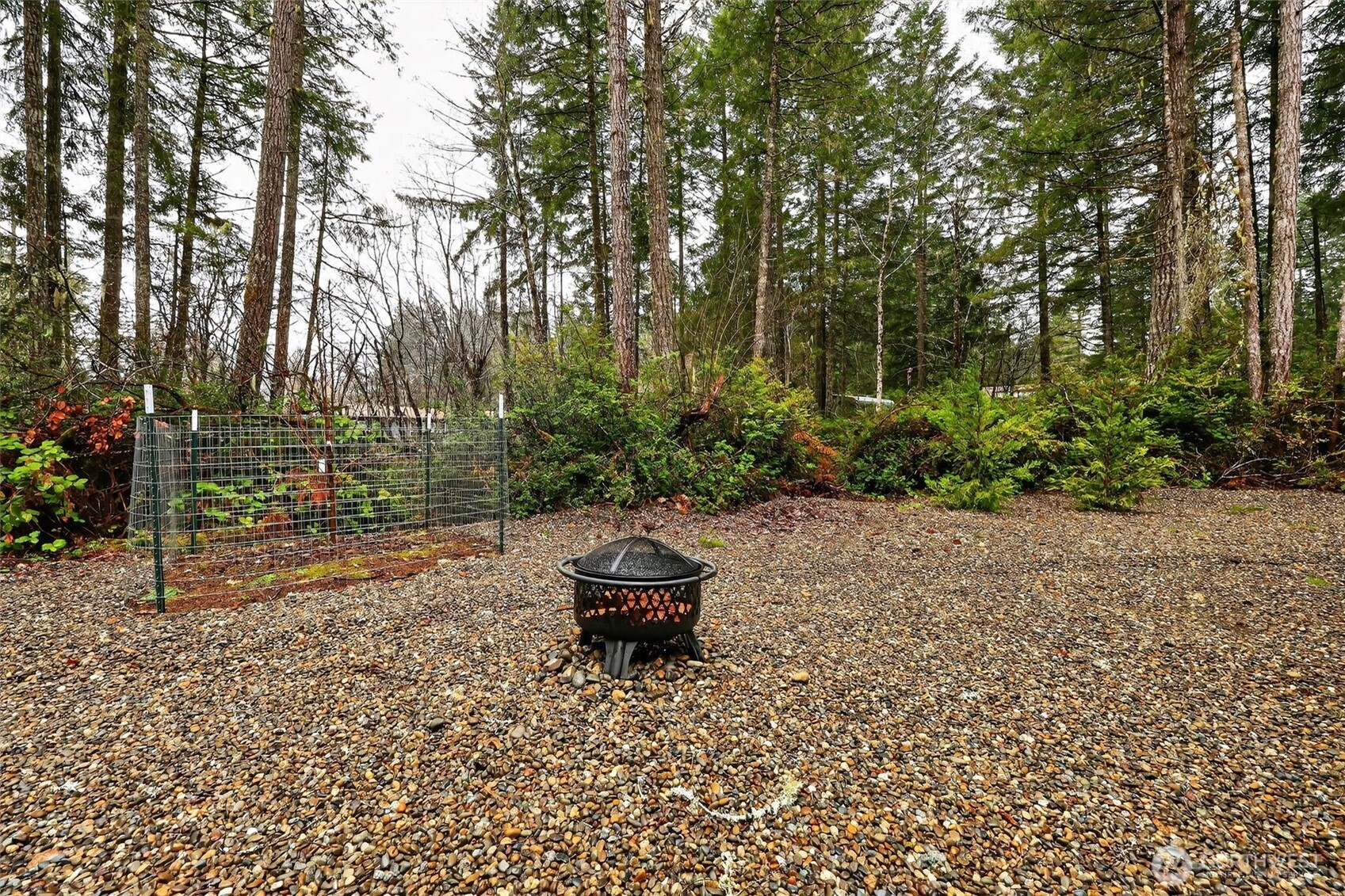 148 East Fox Run Lane Grapeview, WA 98546 - Photo 30 of 32 a backyard of a house with lots of green space