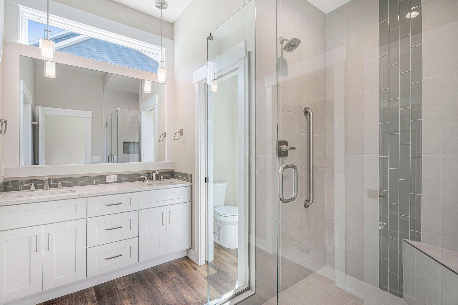 Lot 58 East Starlight Rdg Circle Onekama, MI 49675 - Photo 7 of 9 Primary bathroom and shower