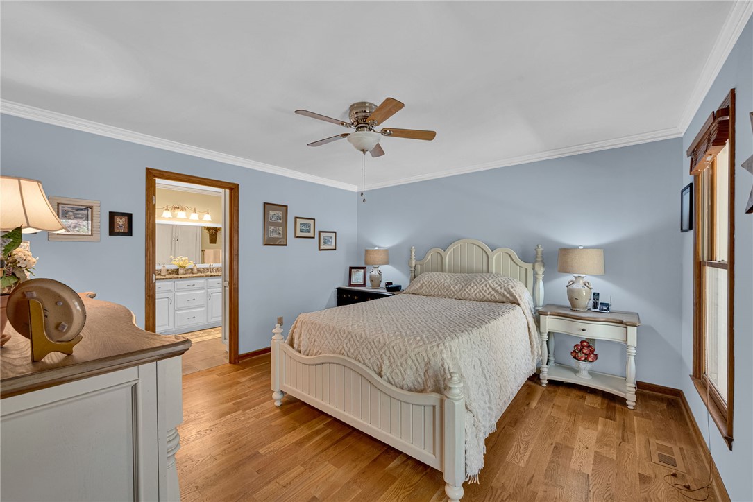 1010 Ridgeview Drive Pendleton, SC 29670 - Photo 27 of 47 This airy bedroom offers comfortable living with a connected primary bath.