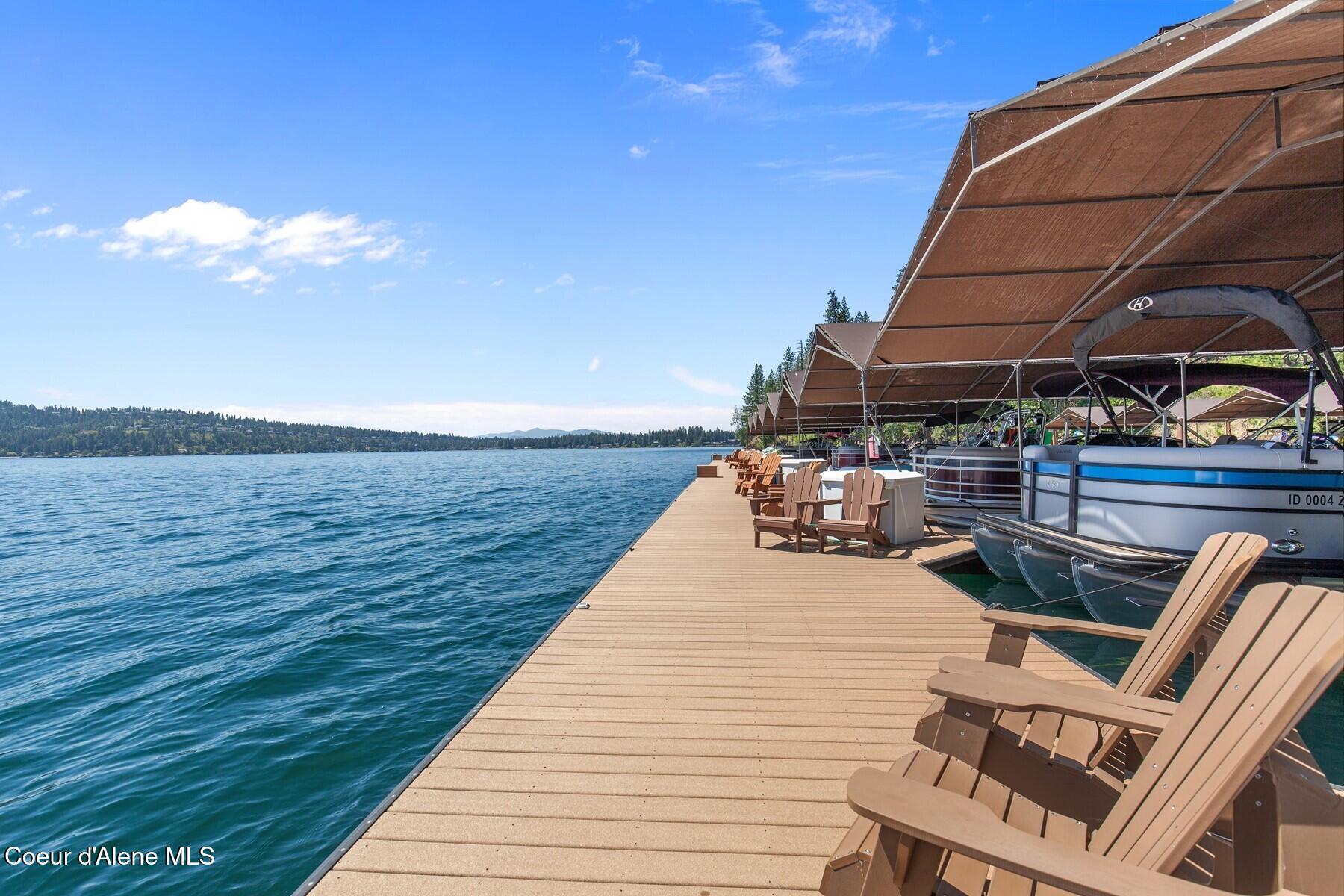 3674 East Basin Falls Road Hayden, ID 83835 - Photo 51 of 70 Dock w Adirondack Seating