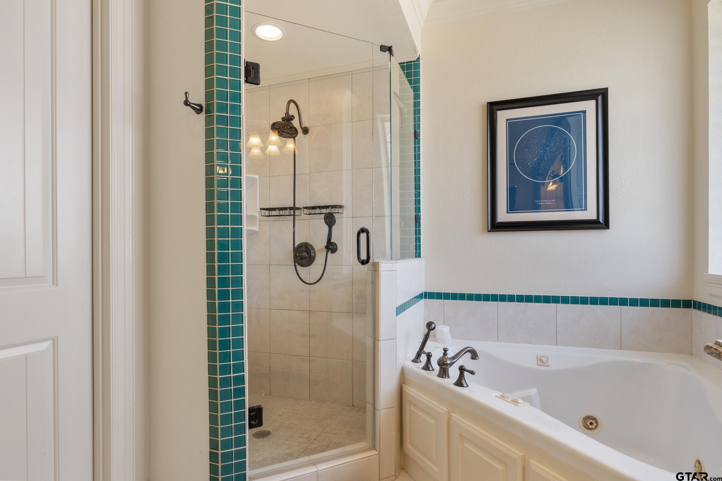 1509 Cooks Crossing Tyler, TX 75703 - Photo 32 of 48 a bathroom with a bathtub and shower