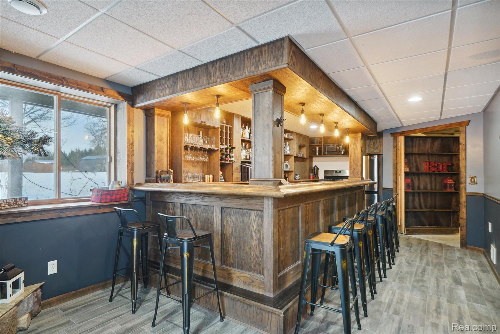 17409 Fish Lake Road Holly, MI 48442 - Photo 31 of 54 Perfect Bar for Entertaining!