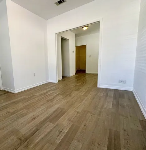 wooden floor in an empty room