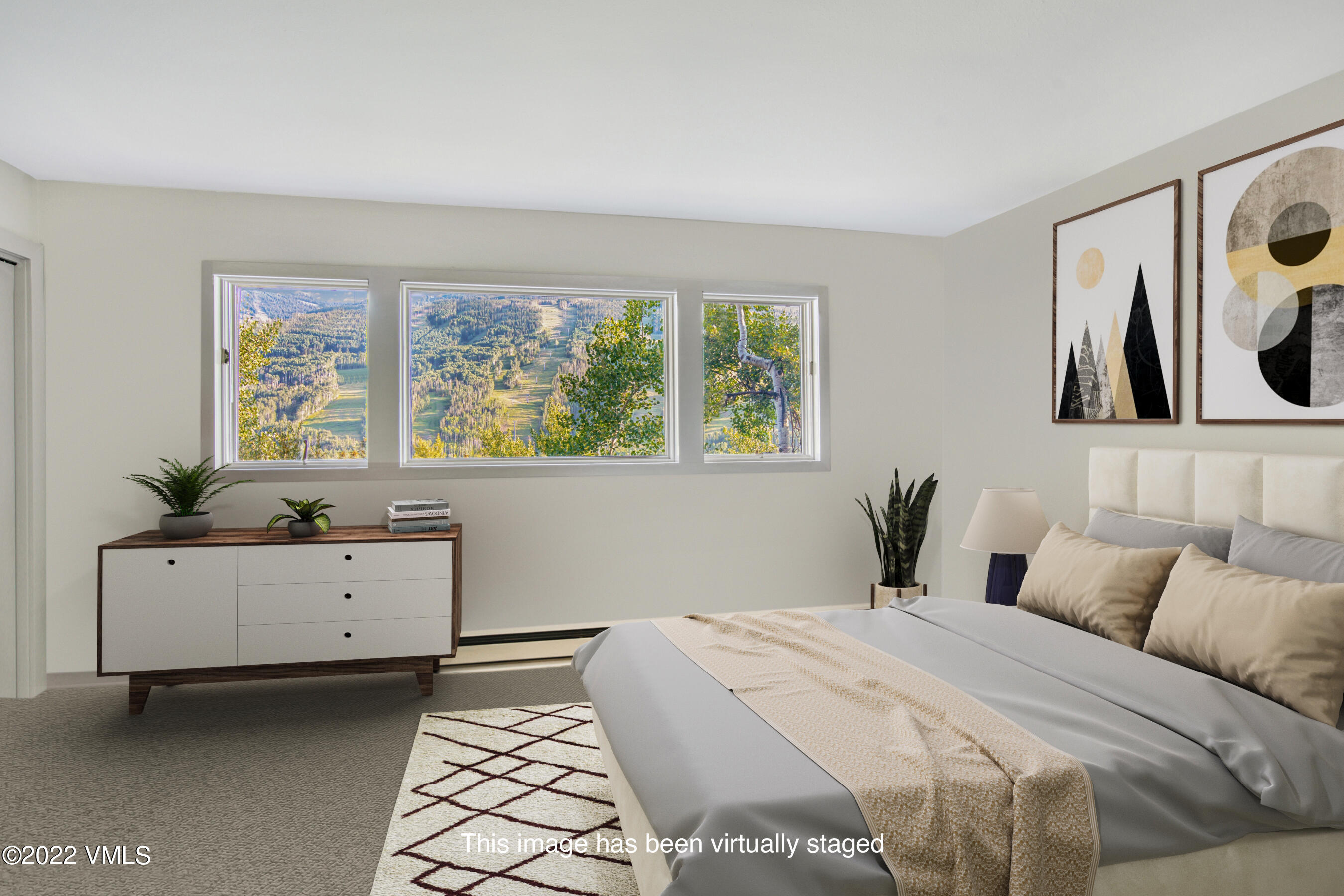 770 Potato Patch Drive, Unit 6 Vail, CO 81657 - Photo 22 of 28 a bedroom with a bed and window