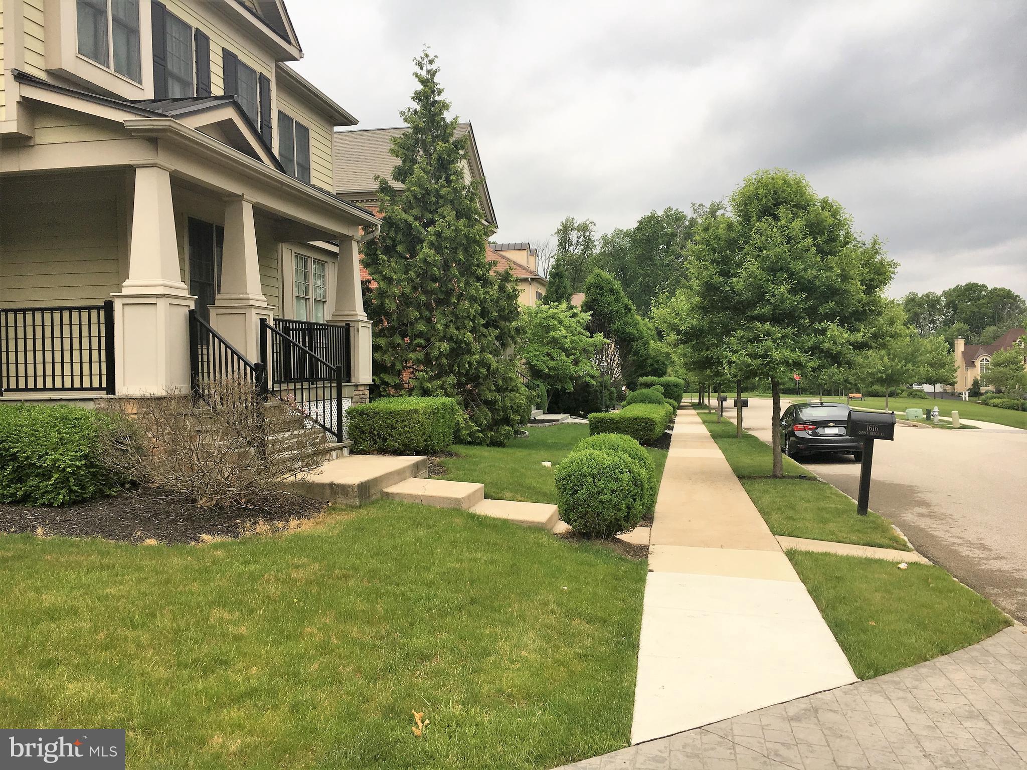 1616 Copper Beech Road Huntingdon Valley, PA 19006 - Photo 23 of 26 Front yard, sidewalk.