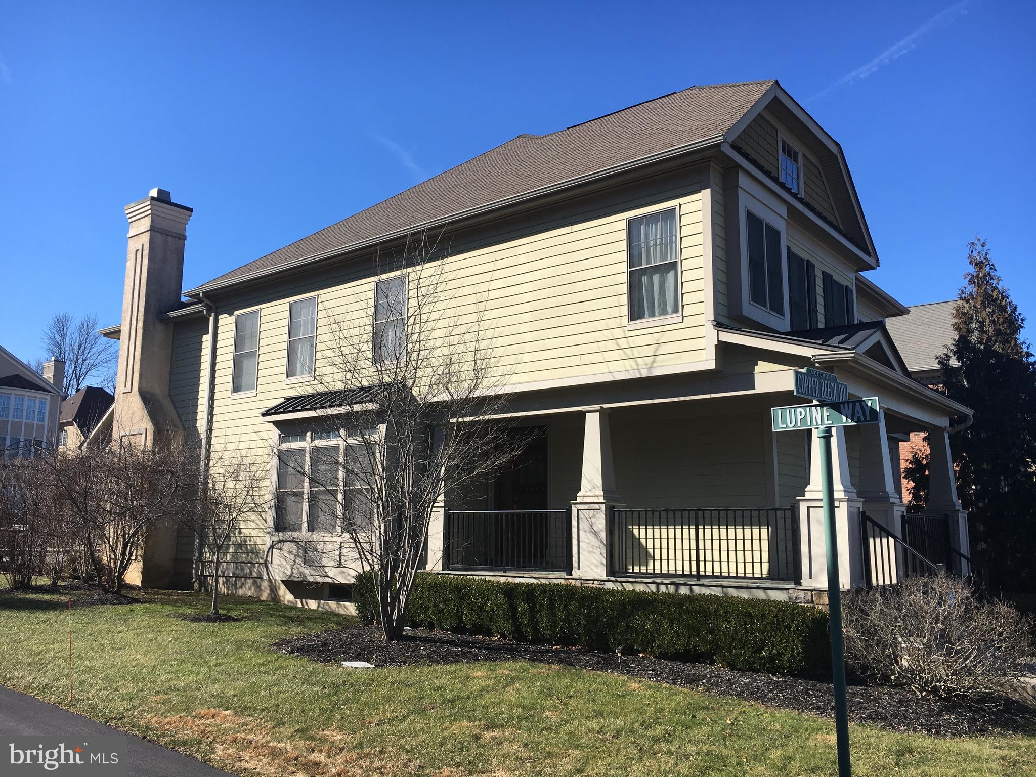 1616 Copper Beech Road Huntingdon Valley, PA 19006 - Photo 5 of 26 Side, winter scene.