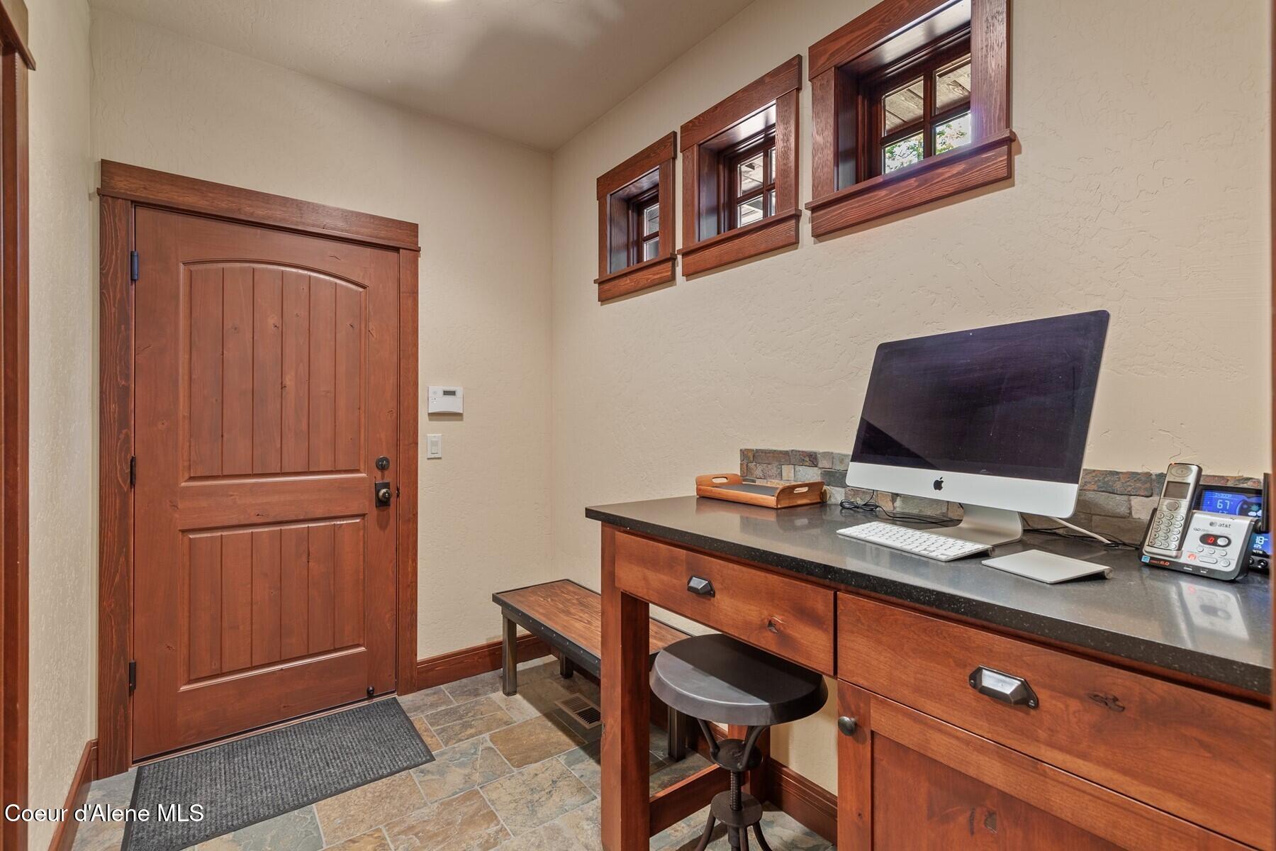 4456 East Eagles Mere Road Harrison, ID 83833 - Photo 28 of 64 Mud Room with Office desk