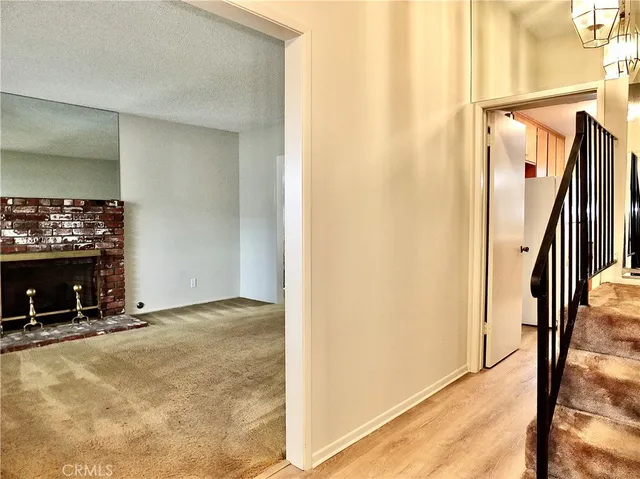 a view of a small yard